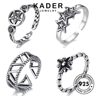 Kader Jewelry แหวนเงิน 925 สไตล์วินเทจ เครื่องประดับ สําหรับผู้หญิง M043