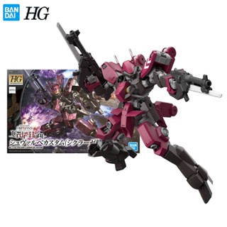 Bandai Genuine Gundam Anime Figure HG Series 044 1/144 IBO SCHWALBE CUSTOM Anime Action Figure Assembly Model Toys Collectible