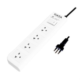 ปลั๊กราง 4 ช่อง 1 สวิตซ์ DATA DT4118 10A 3M