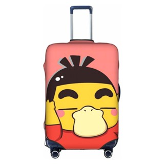 ผ้าคลุมกระเป๋าเดินทาง ลาย Pokemon Psyduck ขนาด 18-32 นิ้ว ซักทําความสะอาดได้