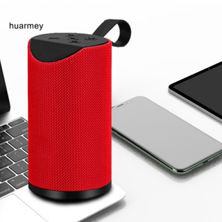 Huarmey ลําโพงซับวูฟเฟอร์ บลูทูธ ABS 3W HiFi เสียงสเตอริโอ 3D ขนาดพกพา สําหรับฟังเพลง