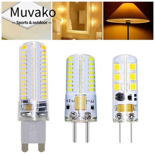 MUVAKO หลอดไฟฮาโลเจน 1.5W 3W 5W 220V สีขาวอบอุ่น แบบเปลี่ยน