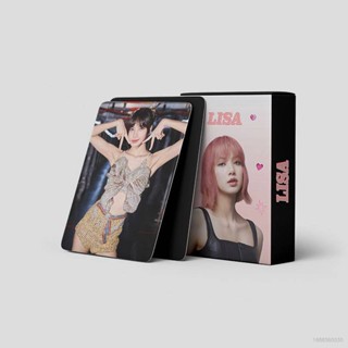 โปสการ์ดรูปภาพ Lisa BLACKPINK Lomo สําหรับสะสม 55 ชิ้น