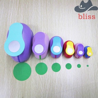 BLISS เครื่องเจาะกระดาษ ทรงกลม ลายนูน ขนาด 9 16 25 มม. สําหรับเด็ก