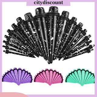 &lt;citydiscount&gt; จิวขยายหู อะคริลิค สําหรับทุกเพศ 18 ชิ้น