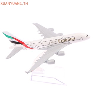 Xuan โมเดลเครื่องบินโลหะ 1:400 A380 16 ซม. ของเล่น สําหรับเด็กผู้ชาย TH