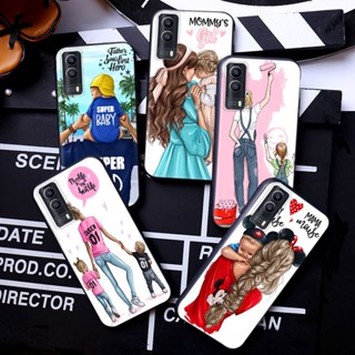 เคสโทรศัพท์มือถือแบบนิ่ม ลาย Super Mom Dad And Baby C218 สําหรับ Vivo Y30 Y50 Y31 Y51 Y53 Y55 Y55s Y69 Y71 Y81 Y81s Y91C Y95 Y93 Y91