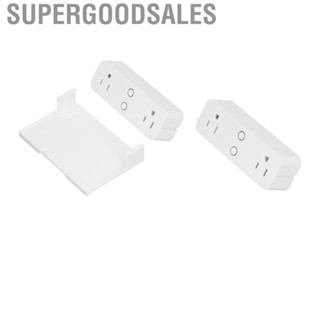 Supergoodsales WiFi Power Strip  US Plug AC 100‑240V BLE 10A Dual Sockets High Safety Outlet Wide Compatibility for Office