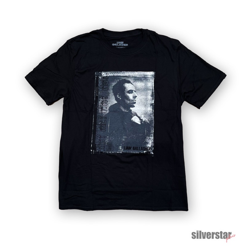 อ่อนนุ่ม 6 #ถูกสุด T-shirt  เสื้อวงลิขสิทธิ์แท้ Oasis – Liam Gallagher Monochrome | ร้าน SilverstarplusS-5XL