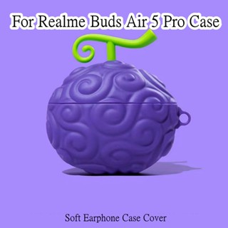 【ของแท้】เคสหูฟัง แบบนิ่ม กันกระแทก ลายการ์ตูน สําหรับ Realme Buds Air 5 Pro Realme Buds Air 5 Pro