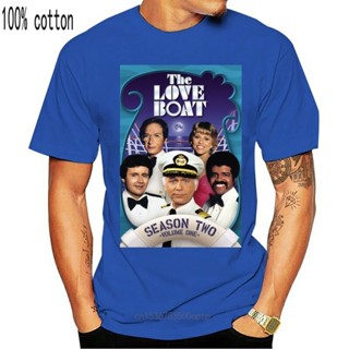 แฟชั่นคลาสสิกCotton T Shirt Shirt New AdultUnisex 1970s 80s TV comedy The Love Boat O-Neck TOP TEE