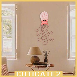 [Cuticate2] จี้รูปปลาหมึก สําหรับแขวนตกแต่งผนังบ้าน ห้องโถงเด็ก