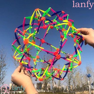 LANFY ลูกบอลพลาสติก ทรงกลม ของเล่นชายหาด คลายเครียด สําหรับเด็ก 1 ชิ้น