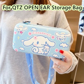 【ลดราคา】กระเป๋าเก็บหูฟัง แบบพกพา ลายการ์ตูน สําหรับ QTZ OPEN EAR
