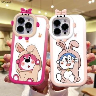 Compatible With Samsung Galaxy A11 A12 A13 4G 5G เคสซัมซุง สำหรับ Case Cartoon Pajama Characters เคส เคสโทรศัพท์ เคสมือถือ Full Cover Hard Phone Cases Casing