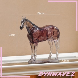 [Dynwave2] รูปปั้นม้า สไตล์โมเดิร์น สําหรับตกแต่งห้องนั่งเล่น ตู้หนังสือ เก็บสะสม