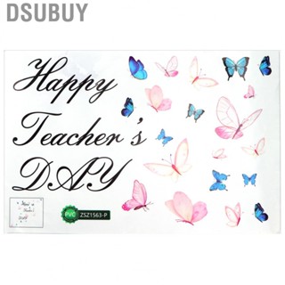 Dsubuy PVC Wall Decals DIY Innovative Color Butterflies  Background Dec ZI