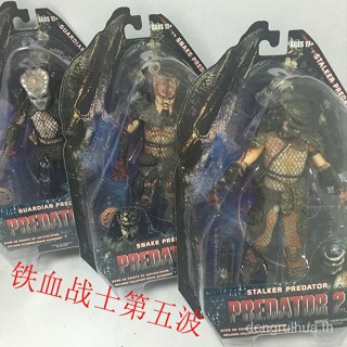 โมเดลฟิกเกอร์ Neca Predator 2 Predator 5th Wave Flower Crab Predator Snake Skin Pig Noodle ของเล่นสําหรับเด็ก