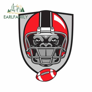 Earlfamily สติกเกอร์ ลายกราฟฟิตี้ Ape Football Mascot Vector ขนาด 13 ซม. x 10 ซม. สําหรับติดตกแต่งรถยนต์ รถจักรยานยนต์