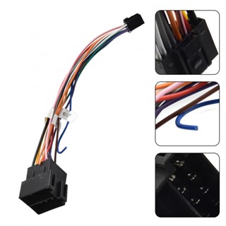 [SIP-ISHOWMAL-TH]16P To ISO Connector Copper Wire Cable Male Plug Male Plug To Female Wiring-New In 8-