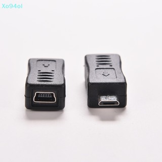 Xo94ol อะแดปเตอร์แปลงสายชาร์จ USB ตัวเมีย เป็น Micro USB ตัวผู้ F/M 1 ชิ้น