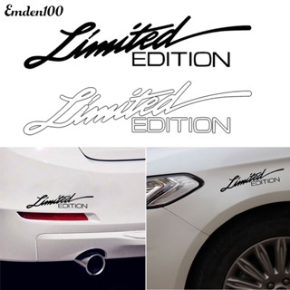 Emden สติกเกอร์ PET Limited Edition กันน้ํา พิมพ์ลายตัวอักษร สําหรับตกแต่งรถยนต์