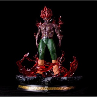 [New product in stock] Naruto hand-run GK battle night Kai eight-door armor maitkai model lighting anime peripheral statue men S7UZ