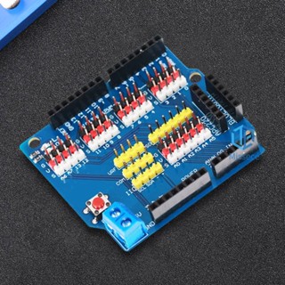 โมดูลอิเล็กทรอนิกส์ บอร์ดขยายเซนเซอร์ LED V5.0 สําหรับ Arduino R3 [Missece.th]