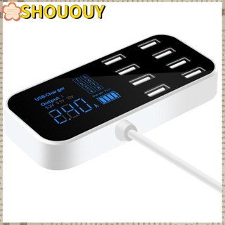 SHOUOUY ซ็อกเก็ตชาร์จโทรศัพท์มือถือ USB แบบชาร์จเร็ว สําหรับ Samsung Xiaomi Huawei