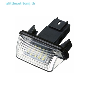 Alittlese ไฟติดป้ายทะเบียนรถยนต์ Led 12V 18 ดวง สําหรับ Peugeot 206 207 307 308 Citroen C3-C6 TH