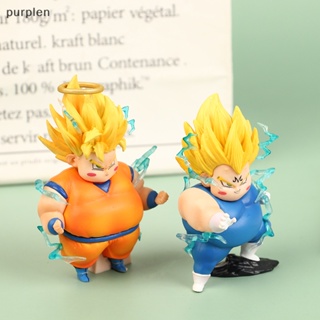 โมเดลฟิกเกอร์ Pvc รูปปั้นอนิเมะ Dragon Ball Z Goku Vegeta Ssj Super Saiyan Vegeta Goku สีม่วง ของเล่นสะสม สําหรับเด็ก