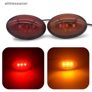 Alittlesearcer ไฟหรี่ LED 3 ดวง 12-24V สําหรับติดด้านข้างรถบรรทุก รถพ่วง รถปิ๊กอัพ EN