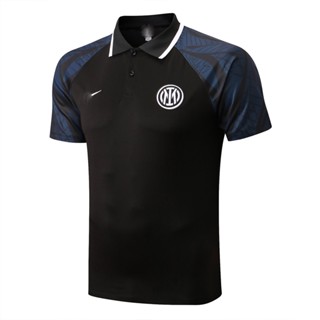 เสื้อโปโลแขนสั้นลําลอง แบบบาง คอปก ลายทีมชาติฟุตบอล Defoot Inter jersey สีแดง สําหรับผู้ชาย