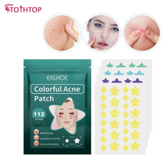 Eelhoe 112pcs Star Acne Patch Waterproof Pimple Patch Blemish Spot Treatment Tea Tree Extract Invisible Ibreathable Pimple Stickers For Women Beauty Facial Skin Care [TOP]