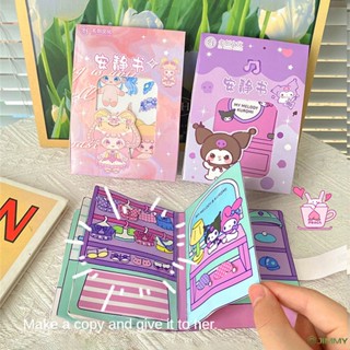 Sanrio หนังสือสติกเกอร์ เกม Diy หนังสือเงียบ ของเล่นเด็ก หนังสือเพื่อการศึกษา อะนิเมะ เด็กผู้หญิง ของขวัญเพื่อน ของขวัญวันเกิด ของเล่นสําหรับเด็ก