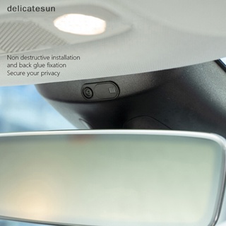 Delicatesun ฝาครอบกล้องเว็บแคม ป้องกันความเป็นส่วนตัว สําหรับ Model 3 Model Y Tesla Nice 1 3 ชิ้น