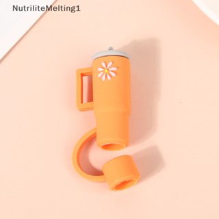 [NutriliteMelting1] จุกปิดหลอด ซิลิโคน ลายการ์ตูน พร้อมจุกปิด กันฝุ่น สําหรับตกแต่งแก้วน้ํา 1 ชิ้น [TH]