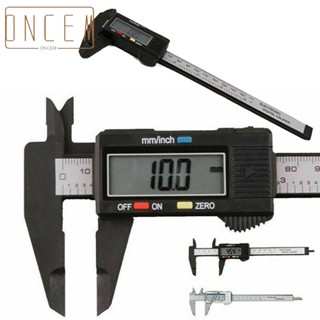 【ONCEMOREAGAIN】Electronic Digital Caliper Equipment Carbon Fiber Micrometer Ruler 150mm