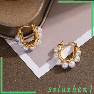 [Szluzhen1] ต่างหูสตั๊ด สไตล์วินเทจ 1 คู่