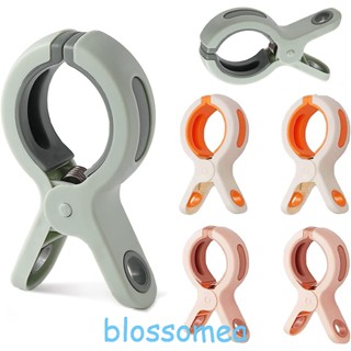 Blossomea คลิปหนีบผ้าขนหนู ขนาดใหญ่ กันลม สําหรับชายหาด 6 ชิ้น