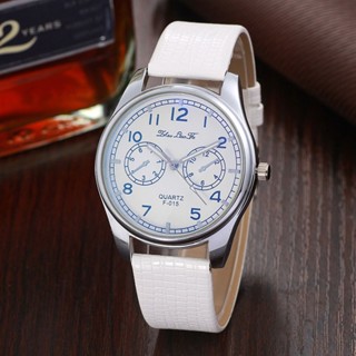 Ship tomorrow F-015Trendy Watches Crocodile Pattern Leather Strap Round Dial Quartz Watch