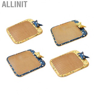 Allinit Pet Summer Bed  Dog Rattan Cooling Mat Comfortable Bite Resistant Breathable for Supplies