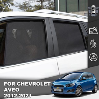 ม่านบังแดดแม่เหล็ก ติดกระจกหน้า และหลังรถยนต์ สําหรับ Chevrolet AVEO Hatchback T300 SONIC 2011-2020