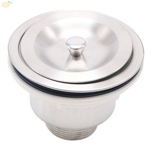 【VARSTR】Sink Drain Strainer Kitchen Supplies 304 Stainless Steel Easy To Install