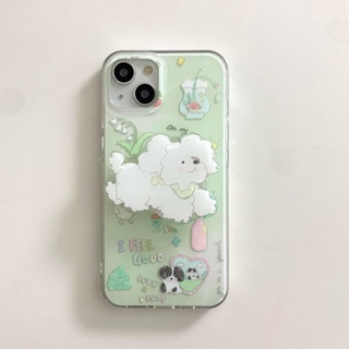 เคสโทรศัพท์มือถือแบบแข็ง ลายสุนัข สําหรับ IPhone 11 12 12Pro 12ProMax 13 13Pro 13ProMax 14 14Pro 14ProMax