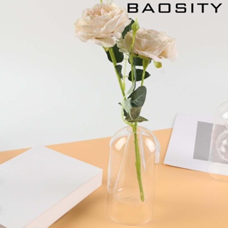 [Baosity] แจกันแก้วใส สองชั้น แจกันดอกไม้ แจกันดอกไม้ จัดระเบียบเครื่องประดับ แจกันดอกไม้ เรียบง่าย แจกันดอกไม้ แก้วใส สําหรับชั้นวางหนังสือ ตกแต่ง