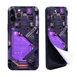 สติกเกอร์ พิมพ์ลาย Cyberpunk Future Style Teardown สําหรับติดตกแต่ง IPhone 13 Pro Max