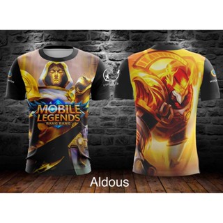 เสื้อยืดแขนสั้น พิมพ์ลาย ALDOUS ANGELA ATLAS BENEDETTA BRUNO สําหรับผู้ชาย