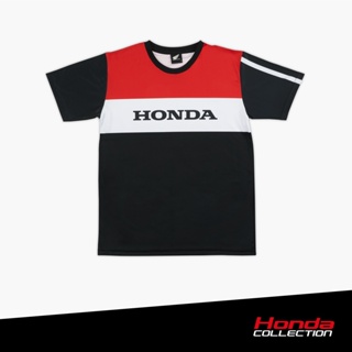 [Collection 2023] เสื้อยืด ลาย HONDA Black-Red HONDA สีดํา สีแดง