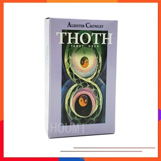 ไพ่ทาโรต์ ภาษาอังกฤษ 78 ใบ ALEISTER CROWLEY THOTH TAROT